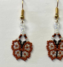 Load image into Gallery viewer, Beaded Butterfly Earrings
