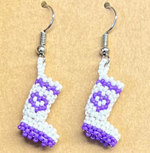 Load image into Gallery viewer, Beaded Mukluk Earrings
