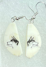 Load image into Gallery viewer, Ivory Etching Earrings
