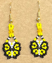 Load image into Gallery viewer, Beaded Butterfly Earrings
