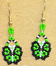 Load image into Gallery viewer, Beaded Butterfly Earrings
