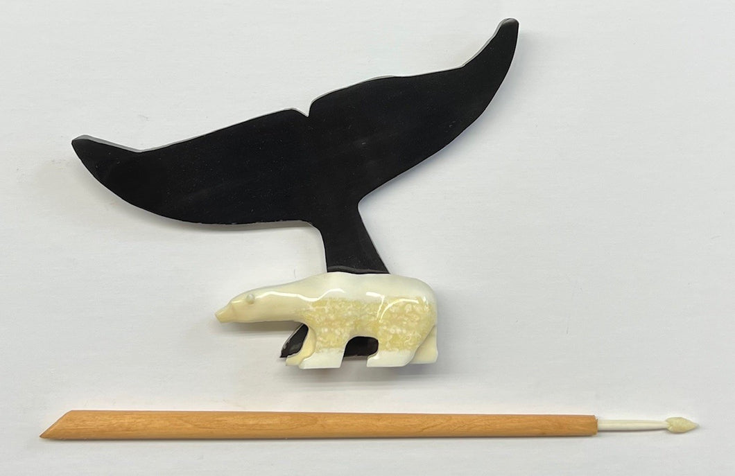 Polar Bear carving