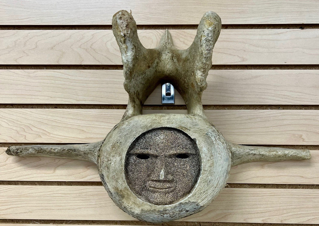 Whale Vertebra Carving