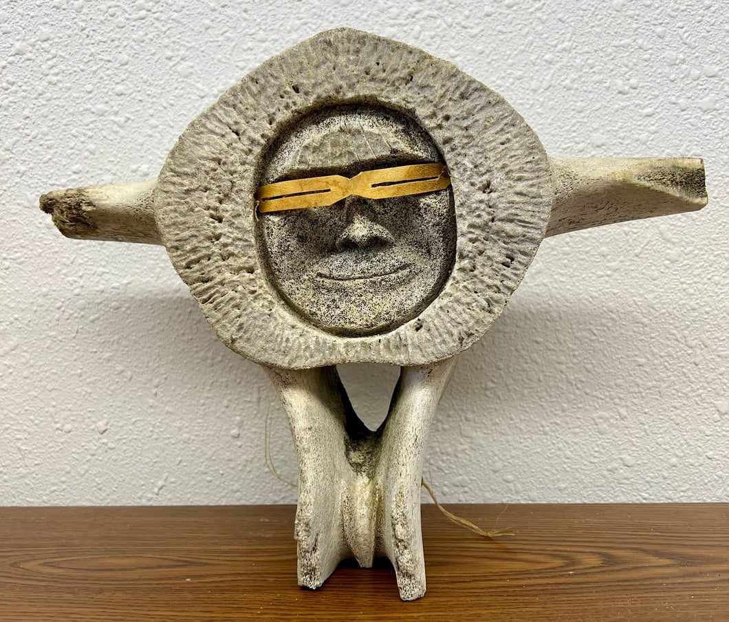 Whale Vertebra Carving