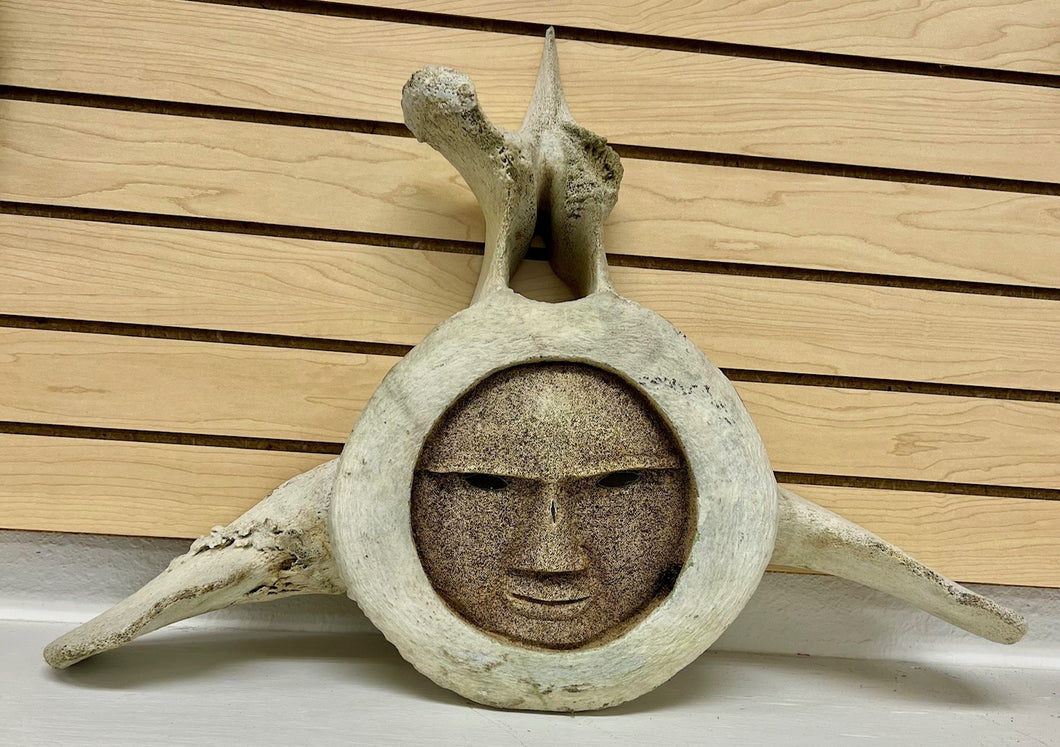 Whale Vertebra Carving