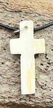 Load image into Gallery viewer, Ivory Cross Necklace
