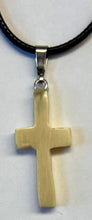 Load image into Gallery viewer, Ivory Cross Necklace

