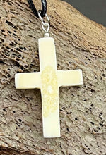 Load image into Gallery viewer, Ivory Cross Necklace

