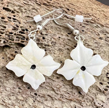 Load image into Gallery viewer, Ivory Flower Earrings
