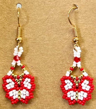 Load image into Gallery viewer, Beaded Butterfly Earrings
