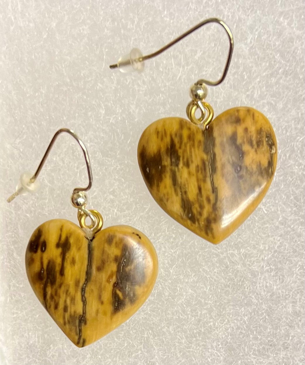Ivory Heart Earrings