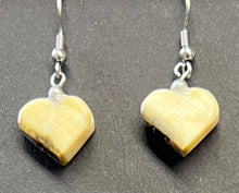Load image into Gallery viewer, Ivory Heart Earrings
