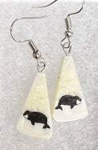 Load image into Gallery viewer, Etching Ivory Earrings
