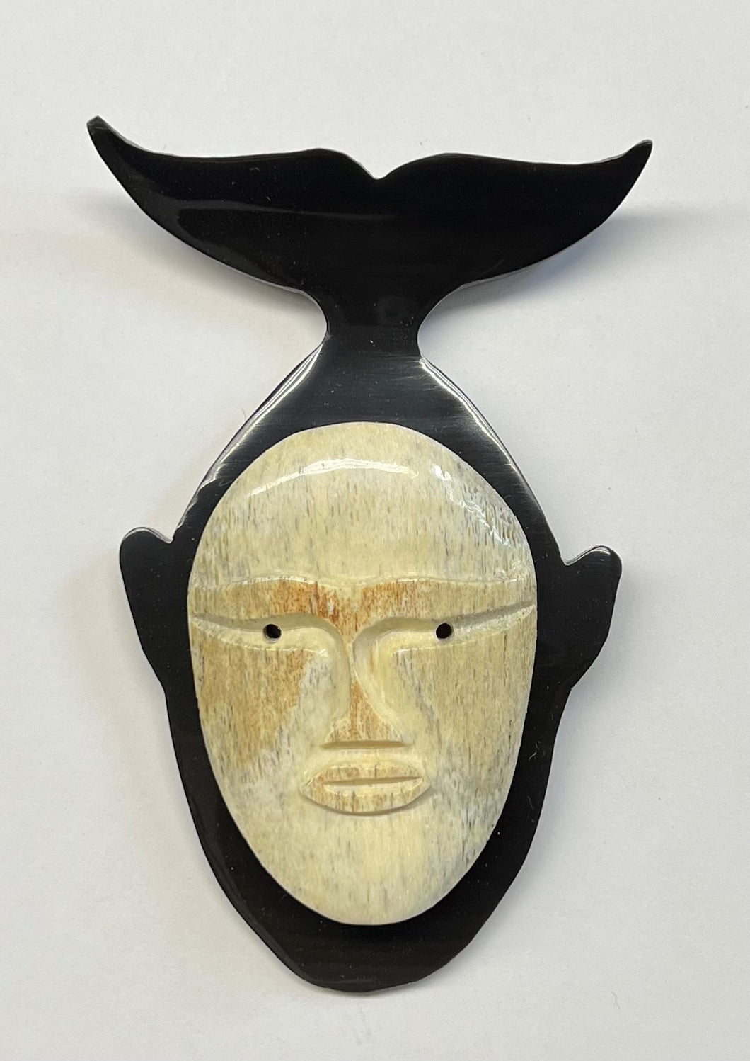 Whale Hunter Carving