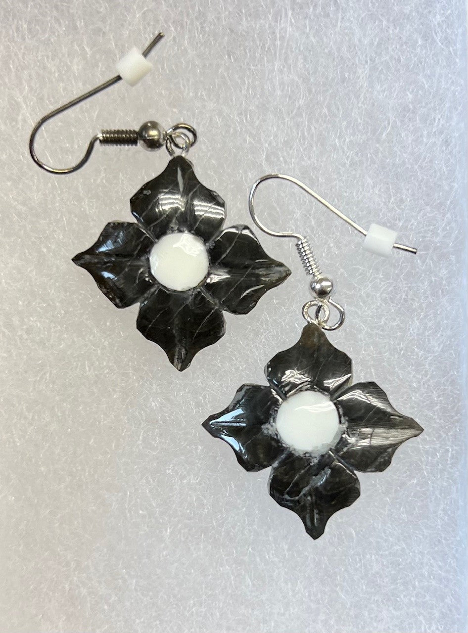 Ivory Flower Earrings