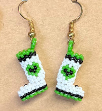 Load image into Gallery viewer, Beaded Mukluk Earrings
