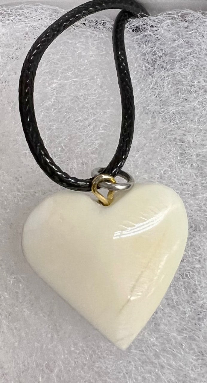 Ivory Heart Necklace