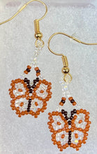 Load image into Gallery viewer, Beaded Butterfly Earrings
