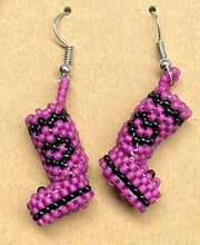 Load image into Gallery viewer, Beaded Mukluk Earrings
