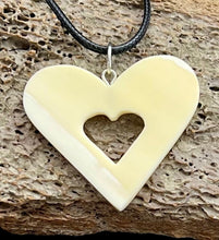 Load image into Gallery viewer, Ivory Heart Necklace
