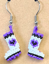 Load image into Gallery viewer, Beaded Mukluk Earrings
