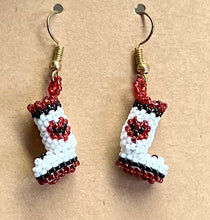 Load image into Gallery viewer, Beaded Mukluk Earrings
