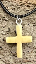 Load image into Gallery viewer, Ivory Cross Necklace
