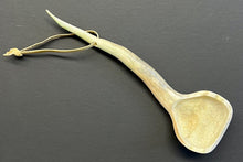Load image into Gallery viewer, Carved Antler Spoon
