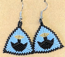 Load image into Gallery viewer, Beaded Ulu Earrings
