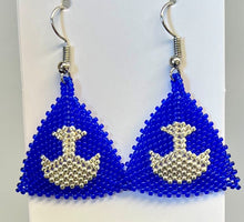 Load image into Gallery viewer, Beaded Ulu Earrings
