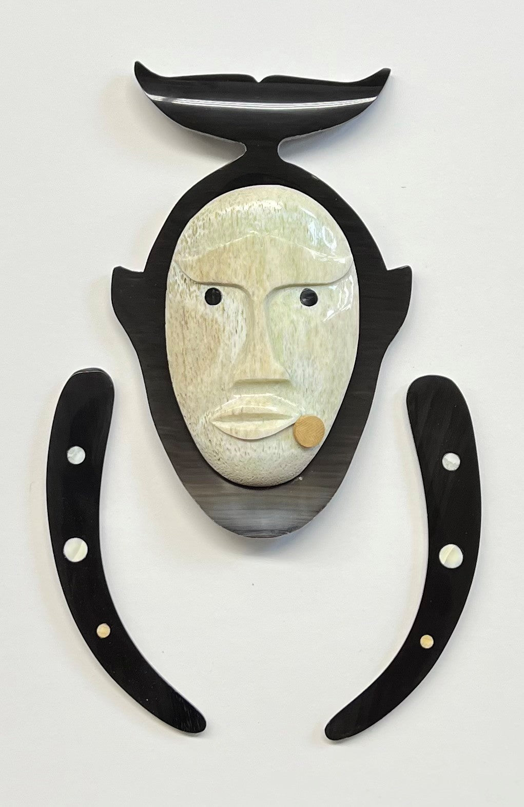 Whale Hunter Carving