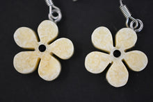 Load image into Gallery viewer, Ivory Flower Earrings
