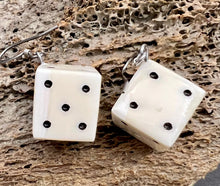 Load image into Gallery viewer, Ivory Dice Earrings
