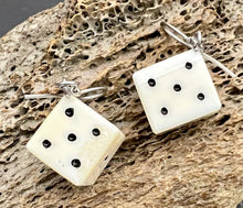 Load image into Gallery viewer, Ivory Dice Earrings
